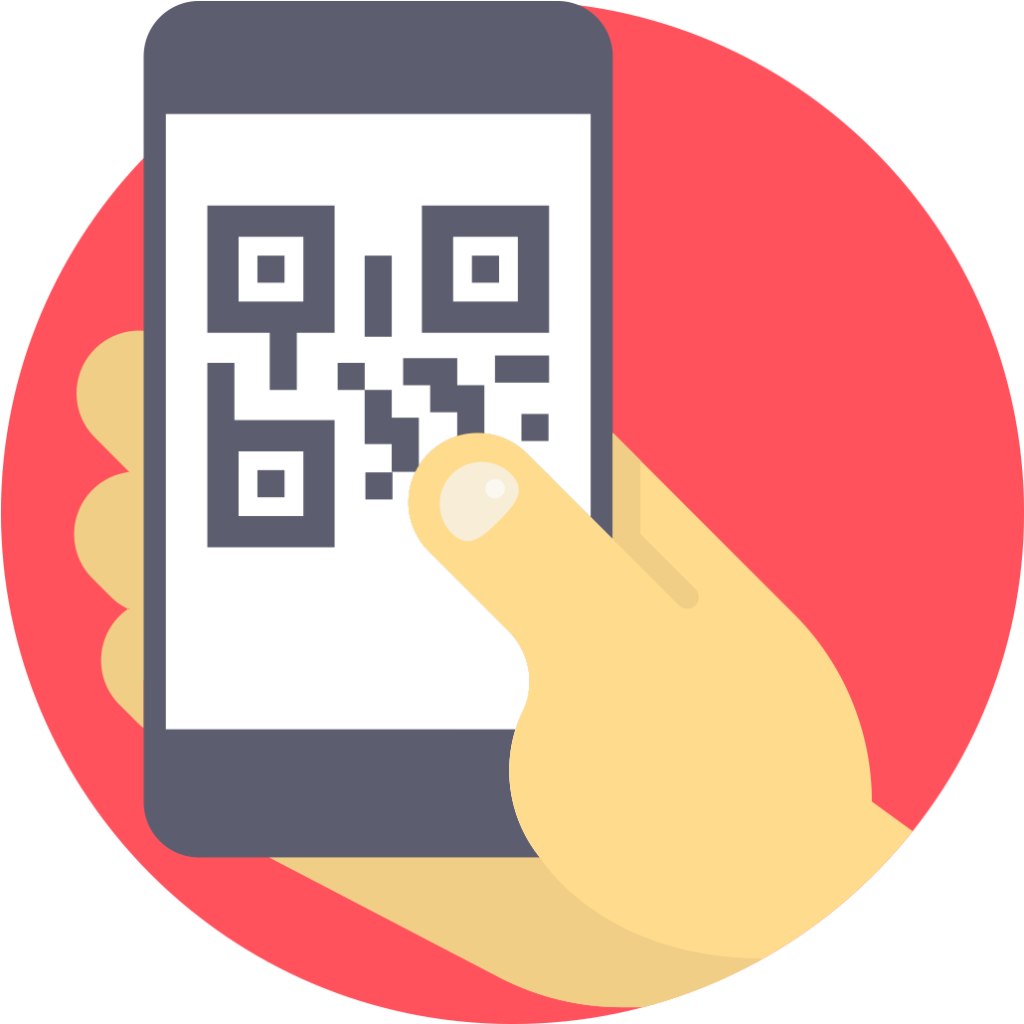 Scan QR codes to donate via app